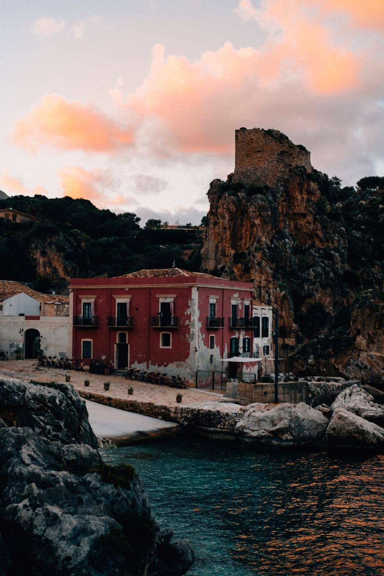 Вилла Tonnara Di Scopello Кастелламмаре-дель-Голфо Экстерьер фото